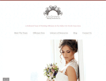 Tablet Screenshot of dfwgetmarried.com